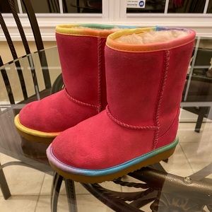 Pink Ugg girl boots